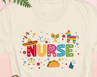 Cinco De Mayo Nurse Shirt, Cinco De Mayo Party Shirt, Fiesta Party Shirt, Nursing Shirt, Nursing Student Fiesta Shirt, Mexican Party T-Shirt