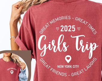 Comfort Colors® Girls Trip New York City Shirt, New York City Shirt, Girls Trip Shirt, NYC Shirt, Girls Weekend Shirt, New York Lovers Tee