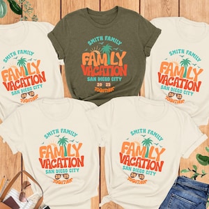 Custom Family Vacation Shirt 2025, Matching Travel Tees, Custom Location Outfits, Personalized Family Reunion Gift, Summer Group T-Shirts