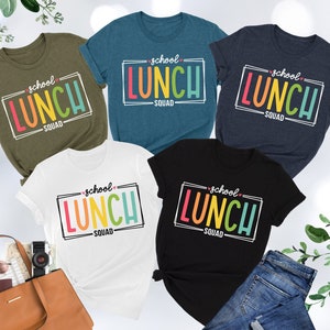 School Lunch Squad Shirt, Cafeteria Crew Shirt, Lunch Lady Shirt, Cafeteria Worker Shirt, Lunch Lady Gift, School Staff Shirt, Lunch Crew