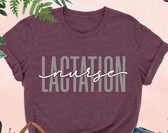 Camiseta de enfermera de lactancia, camiseta de consultora de lactancia, regalo para enfermera de lactancia, camiseta de apoyo a la lactancia, camiseta de especialista en lactancia, regalos para parteras