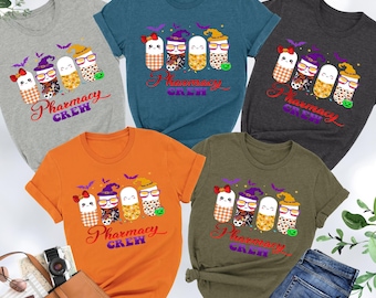 Halloween Pharmacy Tech Pharmacist Sweatshirt / Tee, Pharmacy Tech Nursing sweatshirt, Pharmacy shirt, Prescription shirt
