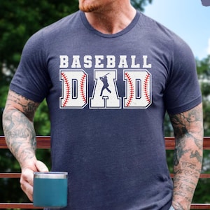 Baseball Dad Shirt, Funny Baseball Father Tee, Sports Dad Gift for Father&#39;s Day, Game Day Dad T-Shirt, Baseball Coach Outfit, Gift For Dad