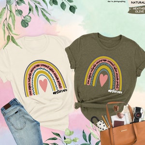 Foster Care Rainbow Shirt, Foster Mama Shirt, Foster Love Shirt, Adoption T-Shirt, Foster Parent Gift, Gift for Foster Mom, Foster Shirt