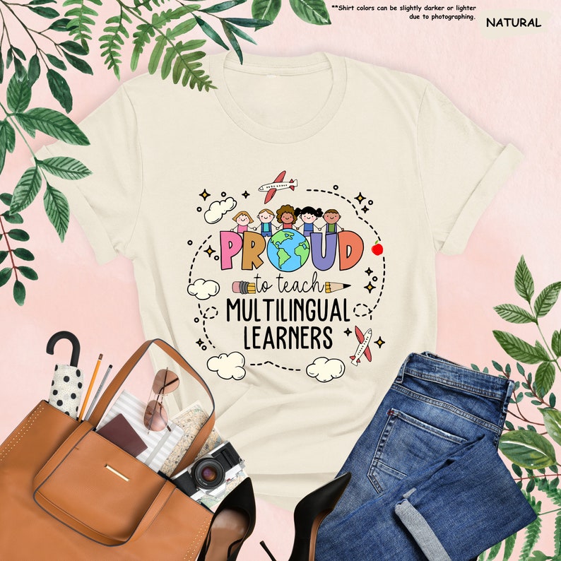 a t - shirt that says proud is a multilingual learner