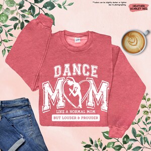 a t - shirt that says dance mom like a normal mom but loaded and proud