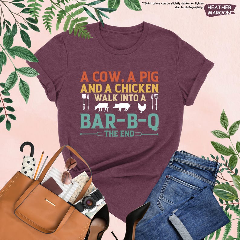 a cow a pig and a chicken walk into a bar - b - q the