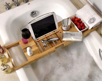 Tray for the Bathroom, Bath Tray, Bathtub Tray, Bath Board, Tub Tray, Bath Caddy, HandMade