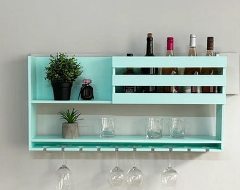 Wine Rack, Wine Shelf, Wine Glass Shelf