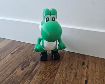 10" Yoshi Figurine - 3D Printed, Super Mario