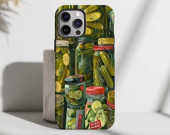 Vintage Pickle Collage Handyhülle, In meiner Pickle Ära, Pickle Geschenk, iPhone 15 14 13 12 11 Pro Max 8 Plus X, Samsung Galaxy S23 S22 S20 Ultra