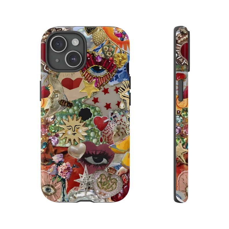 Vintage Mosaic Charm Phone Case, Mosaic Tiles Case, Mosaic Art, iPhone 15 14 13 12 11 Pro Max 8 Plus X, Samsung Galaxy S23 S22 S20 Ultra imagen 5