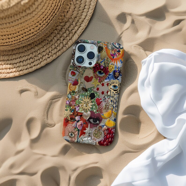 Vintage Mosaic Charm Phone Case, Mosaic Tiles Case, Mosaic Art, iPhone 15 14 13 12 11 Pro Max 8 Plus X, Samsung Galaxy S23 S22 S20 Ultra imagen 4