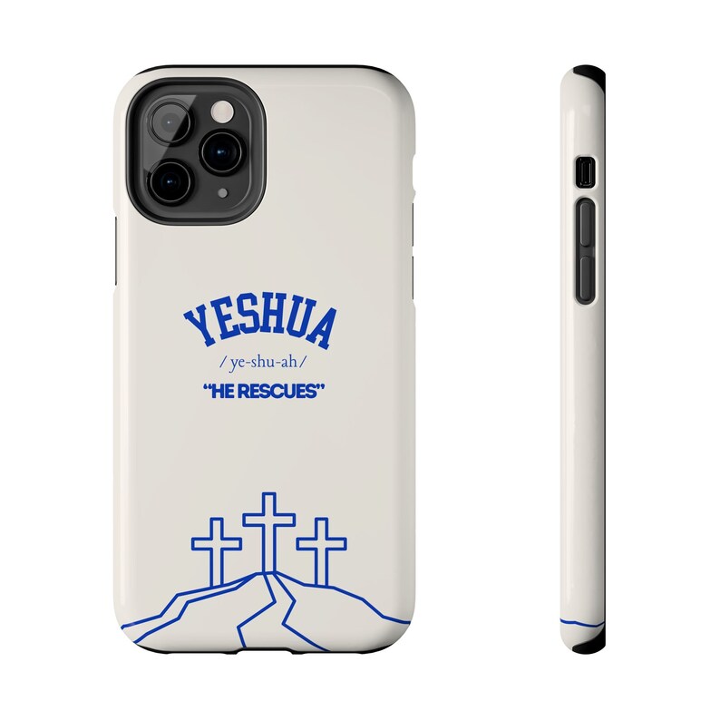 Yeshua Christian Phone Case, Scripture Case, Bible Verse Gift, Religious Gifts, Faith Phone Case for iPhone 17 16 15 14 13 12 11 Pro Max X image 5