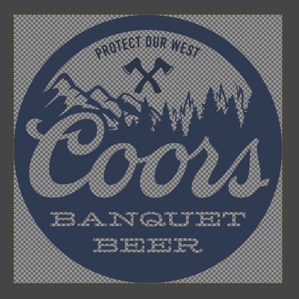 Coors Banquet SVG: Digital File for Crafting, Eco-Friendly Design for Nature Lovers & Beer Lovers