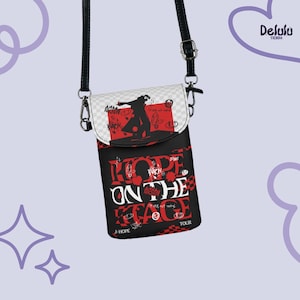 Borsa da concerto BTS Jhope Hobi Portafoglio piccolo Fanmade Porta carte per telefono per concerto Hope On The Stage Design Kpop Merch BTS Army Hobi Tour