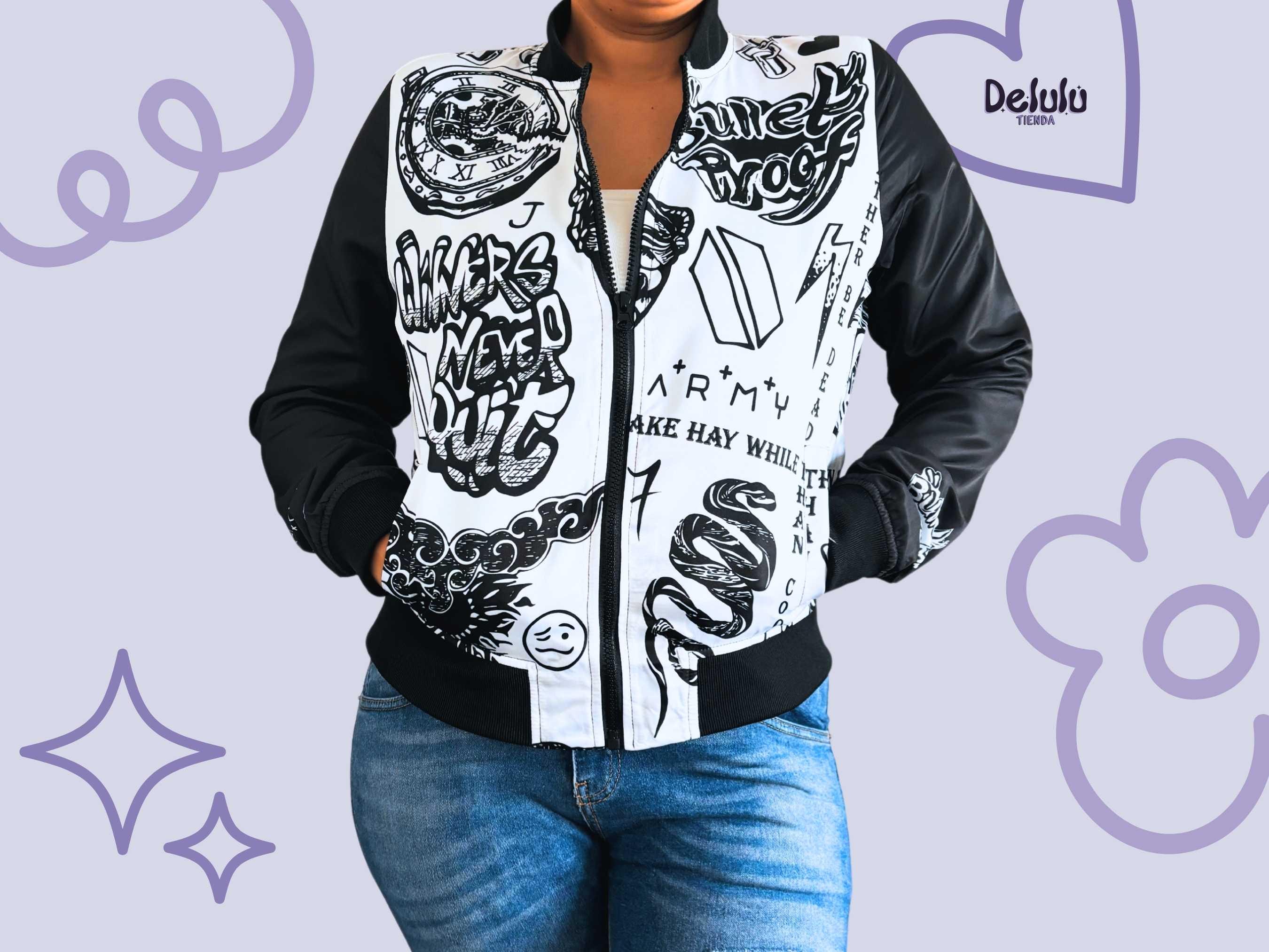 Bts Bomber Jacket - Etsy