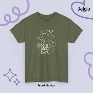 Bts RM Namjoon Tshirt Bts Shirt Fanart Bts Gift Namjoon Bias Come Back to Me Rpwp Inspired Tee Doodle Illustration
