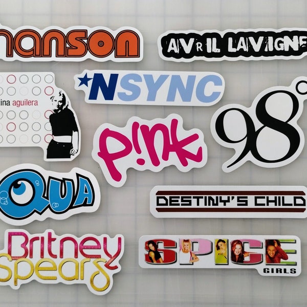 90's Pop Sticker Pack (10 Stickers)