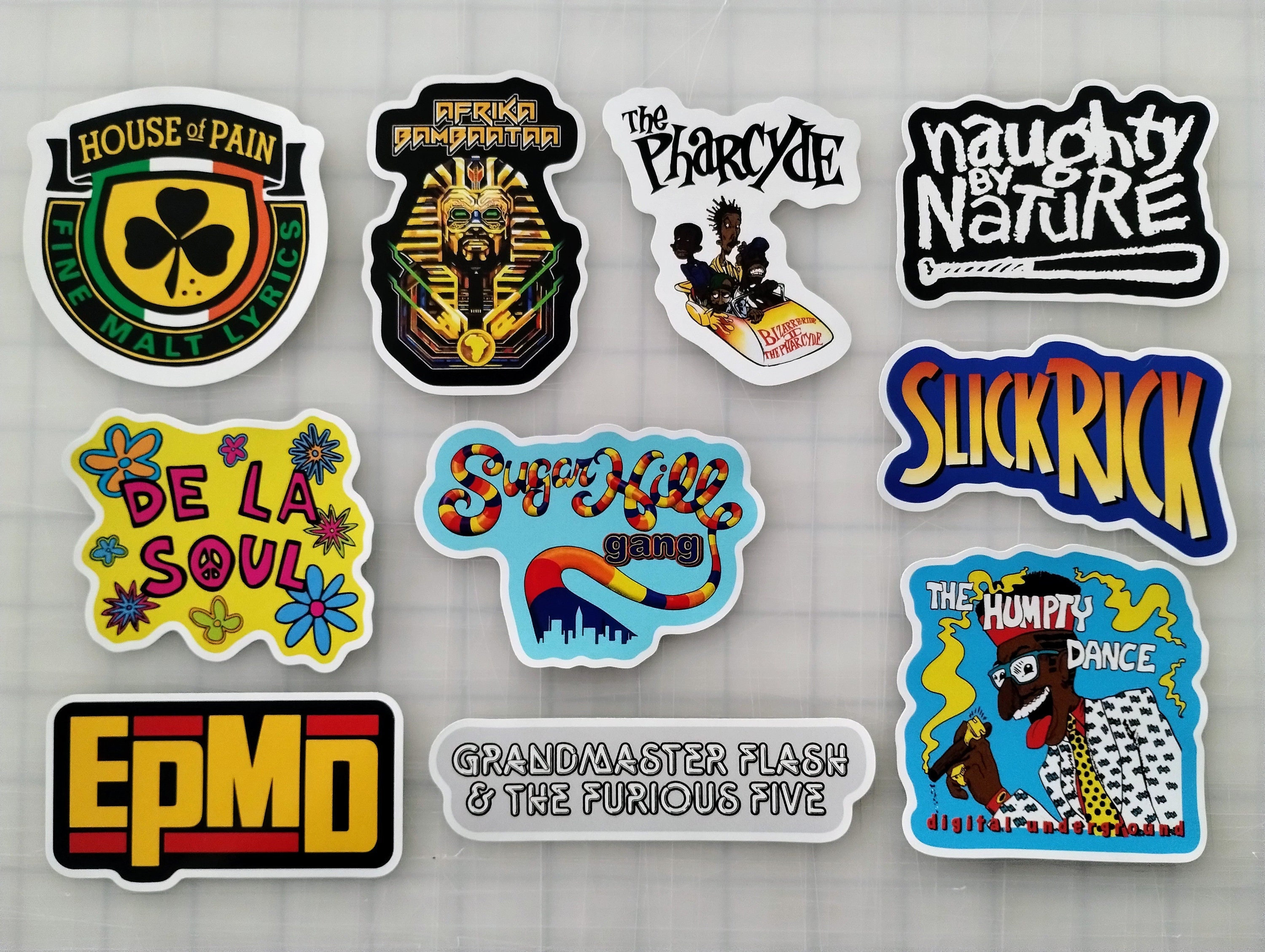 Classic Hip-hop Sticker Pack (10 Stickers) Set 5 - Etsy