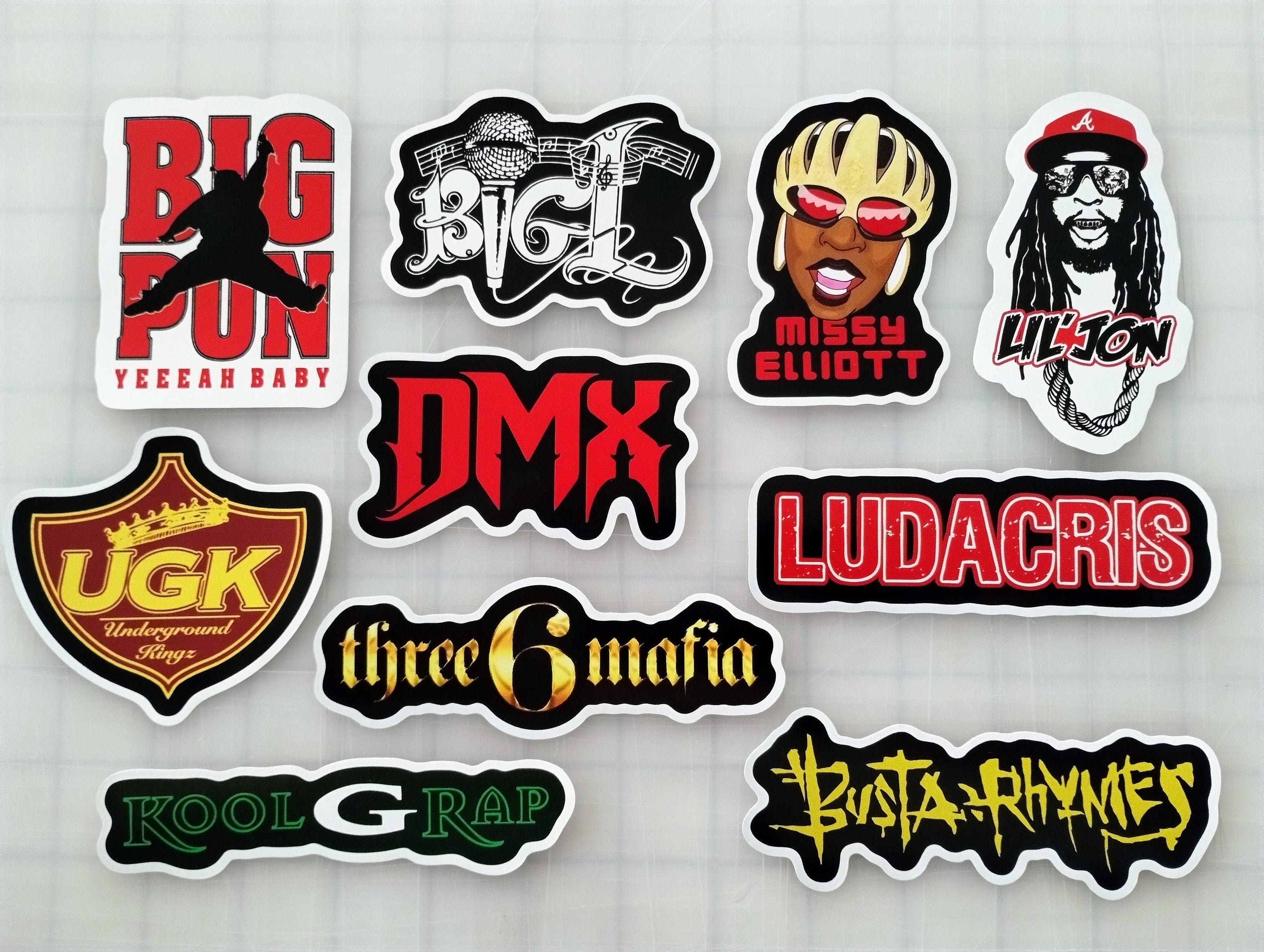 Amazon.com: Classic Hip-Hop Sticker Pack (10 Stickers) Set 7
