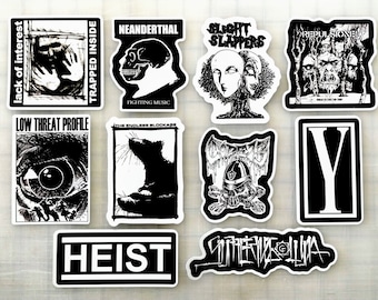 Powerviolence / Fastcore Sticker Pack (10 Stickers) SET 3