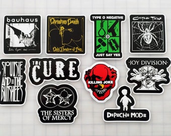 Goth / Gothic Sticker Pack (10 Stickers) SET 3