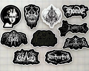 Unblack Metal / White Metal / Christian Black Metal Sticker Pack (10 Stickers) Set 1