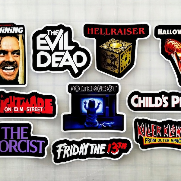 Classic Movie Sticker Pack (10 Stickers) Set 3