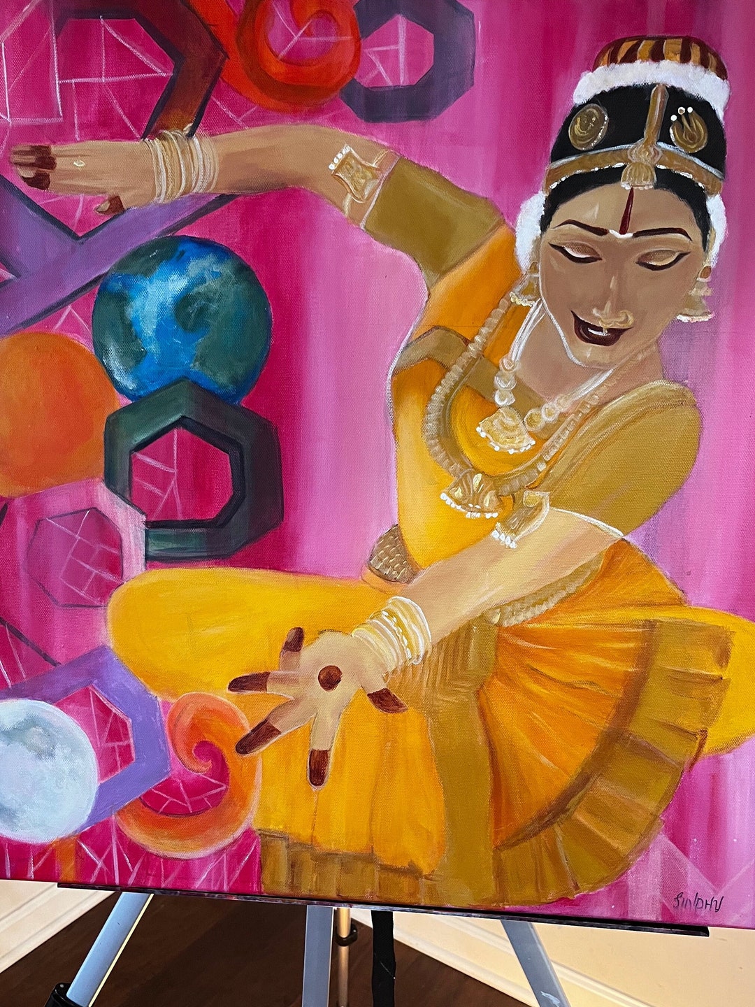Classic Dancer Acrylic Painting - Etsy