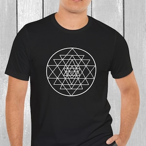 Sri Yantra Shirt, Sacred Geometry Shirt, Sacred Geometry, Yoga Shirt, Spiritual Shirt, Mandala Shirt, Cool Shirt