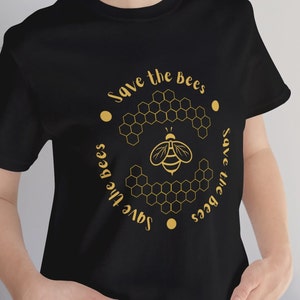 Save The Bees Shirt, Conserve Endangered Bees Shirt, Animal Lovers Shirt, Bee Shirt, Nature Life Shirt, Pollinators Tee, Bee Lover Shirt