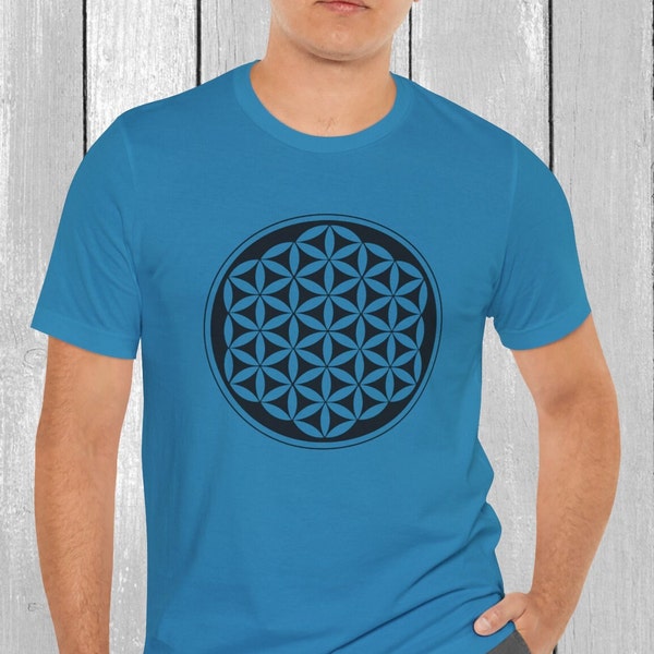 Flower of Life, Sacred Geometry Shirt, Sacred Geometry, Yoga Shirt, Spiritual Shirt, Mandala Shirt, Cool Tee