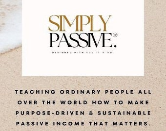 Simply Passive Digital Marketing Course With Master Resell Rights For 100% Profit.