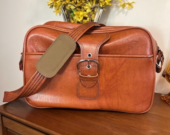 USA Vintage SEARS 60’s Travel Carry Bag Vintage Sears Carry on Bag Retro 1960s Mid Century Modern +