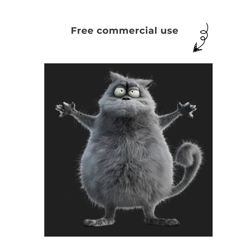 quirky cat clipart, quirky cat png
