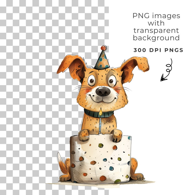 quirky dog clipart, quirky dog png