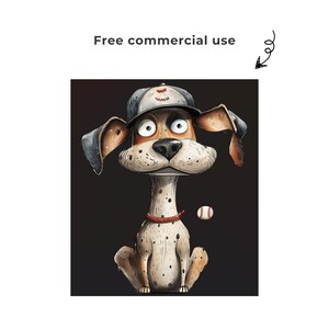 quirky dog clipart, quirky dog png