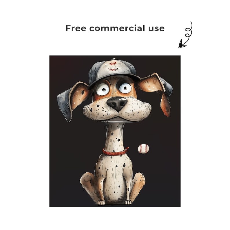 quirky dog clipart, quirky dog png