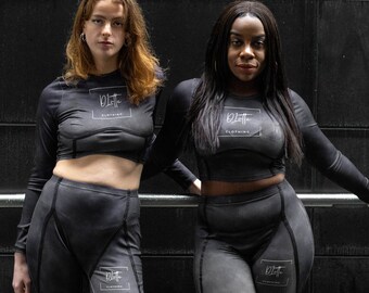 Duas peças cinza (leggings)