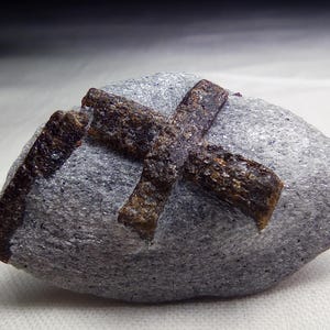Staurolite cross