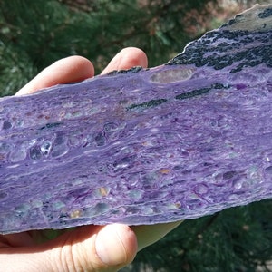 Charoite polished