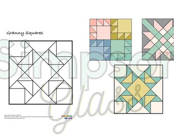 Oma Quadrate Muster Bundle Download