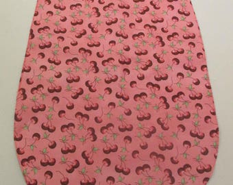 Medium Adult Clothing Protector Bib cherries pattern (# 557 )
