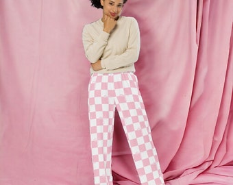 COQUETTE BOXED PAJAMA Hose für Frauen Rosa Schleife Ästhetische Lounge Pyjamas Nettes Kokette Kleidung Geschenk für Sie