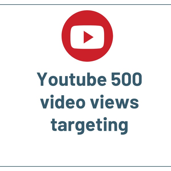 Youtube 500 Aufrufe TARGETING NATION/ Engagieren Sie Ihr Video