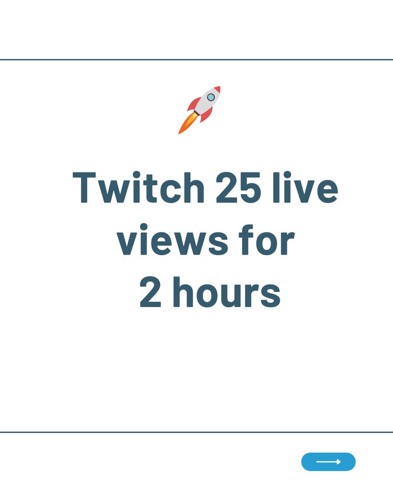 twitch 25 live views for 2 hours/ increase your engagement immagine 1
