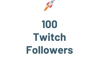 Twitch 100 followers for increase your engagement