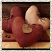 ePattern~Primitive Olde Valentine Heart Bowl Fillers, Sewing Pattern, PDF File, Instant Download 
