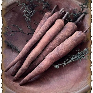 DIGITAL FILE ePattern Tutorial Primitive Extreme Winter Icicles, Spring Carrots PDF  *Read Description*